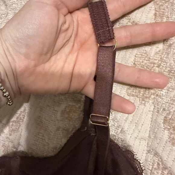 SOLD: Auden Unlined Balconette Bra Mauve 40C - Picture 7 of 9